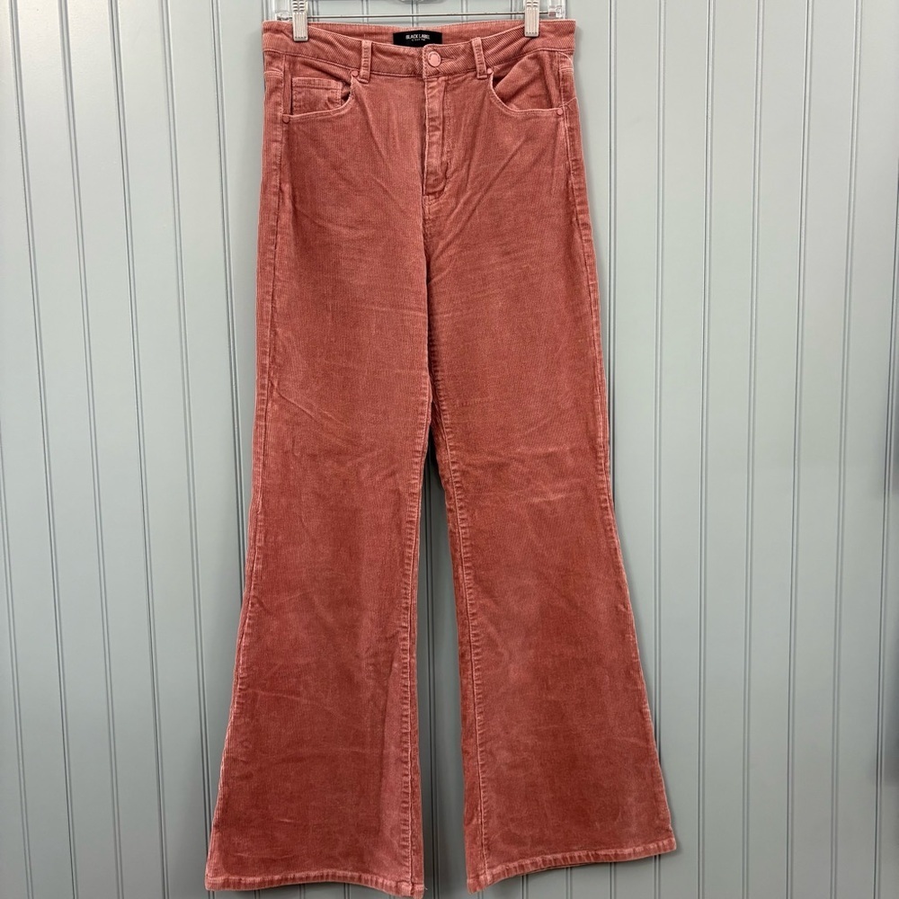 Black Label Mauve Corduroy Flare Pants Size 9